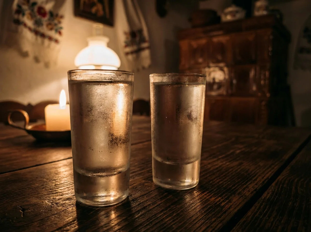 Шотыс водкой Водка в шотах